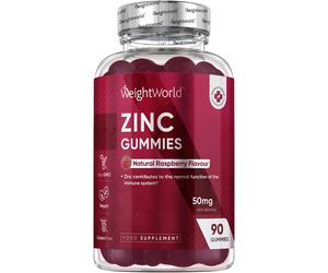 Zinc Citrate 400 Tablets 50mg for Immune System, Metabolism, Hair, Skin & Bones