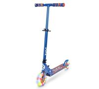 Zinc Identity Two Wheeled Folding Light Up Scooter - Light up LED Wheels, Folding, Fold Down Handles, Non-Slip Deck, Height Adjustable, For Ages 5+, Great Gift Idea