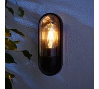 Zinc Kerry Fixed Matt Anthracite Mains-Powered Led Outdoor Modern On/off Wall Light (Dia)10Cm