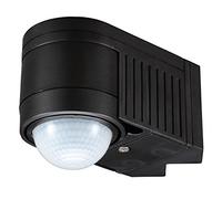 zinc LEDA 360 Degree Corner Mount PIR Sensor Black