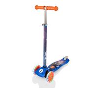 Zinc Light Up Three Wheeled Explorer Scooter for Kids in Blue Zinc Blue