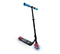 Zinc Marvel Spiderman Officially Licensed Electric Scooter Kids Ages 6+ - Light Up Wheels, Escooter with 4.9mph Speed, 60W Motor & 40min Ride Time - Red & Blue Electric Kick Scooter