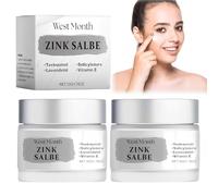 Zinc Ointment Against Pimples, Zinc Ointment Face, For Treating Pimples and Acne, Suitable for Face, Butt, Back and Thighs, Moisturiser, Pack of 2