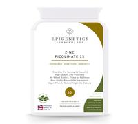 Zinc Picolinate 15 | 15mg Zinc Supplements | High Strength Mineral Supplement | 60 Vegan Friendly Capsules UK Made | 1 Capsule Daily | Long Two Month Supply