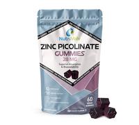 Zinc Picolinate Gummies 28mg | 60 Day Supply | High Absorption & Bioavailability | Vegan, Sugar-Free, Non-GMO | Purpleberry Flavour | Immune Function, Skin Health & Antioxidant Support | by NutriVolv