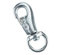 Zinc-plated carabiner with round ferrule for chain Kerbl (x1)