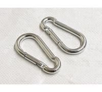 Zinc Plated Carbine Snap Hook 9MM X2 (Marine Gate Rope Karabina)