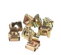 Zinc Plated Carbon Steel Metric Nuts, Cage Square Nuts Zinc-Coated Floating Cassette Snap-In Multiple Sizes Pack Of 47(M5 (10Pcs))