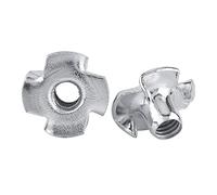 Zinc Plated Carbon Steel T Nut, T Nut Set, Four-Pronged Tee Nuts, for Woodworking Furniture, Nut Bolt Sets(M8×30)