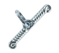 Zinc-plated fastener with oval ring Kerbl (x1)