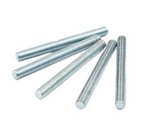 Zinc Plated Full Threaded Rod Fully Metric Thread Rods Bar Screw Galvanized Bolt Stud Tooth Stick(M4x35 (5pcs))