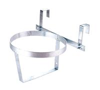 Zinc-plated hanging bucket feeder accessory for horses Covalliero