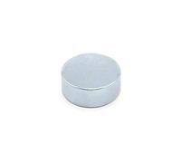 Zinc Plated N42 Neodymium Magnet For Engineering, Manufacturing, Diy & Outdoor Applications - 25mm Dia X 10mm Thick - 16.5Kg Pull