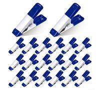 Zinc Plated Steel Spring Clips 2 Inch 100 Pcs Rust for Proof(Blue) | 100 pack mini clamps, 2 inch length, strong metal build, for ideal for DIY projects, home repair tasks