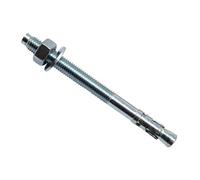 Zinc Plated Through Bolt Masonmate Metallic Silver One Size
