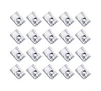 Zinc Plated U Nuts Spire Clips Chimney Nuts Lug Fasteners for Panel Coupling M5 M6 M8 Mechanical Assembly Hardware ()