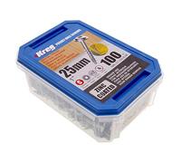 Zinc Pocket-Hole Screws Washer Head - Coarse 25mm (100)