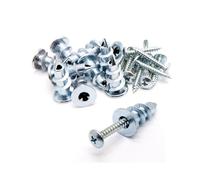 Zinc Self-Drilling Drywall/Hollow-Wall Anchor Kit with Screws (30 PCS)