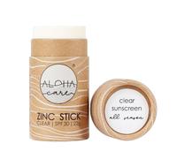Zinc Stick SPF 30 - Mineral Plastic-Free Sunscreen for Face and Lips - Improved Clear Formula