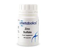 Zinc Sulfates Capsules | Zinc Supports Helps Keep The Immune System Working- Highly Bio Available Zinc Vegetable Capsules Made in The UK to GMP Quality Standards