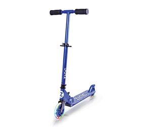 Zinc Two Wheeled Folding Light Up Identity Scooter - Blue