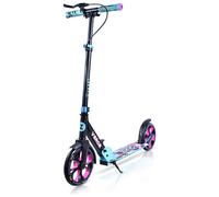 Zinc Verge Pro Foldable Big 2 Wheel Scooter - Pink & Blue