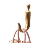 Zinc Wall Hooks - Chili Shaped Hat Hanger Load-resistant | Decorative Wall Mounted Key Holder Hook Multipurpose for Shower, Kitchen, Closet, Bedroom