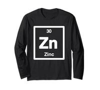Zinc - Zn Periodic Table of Elements, Science Gifts Long Sleeve T-Shirt