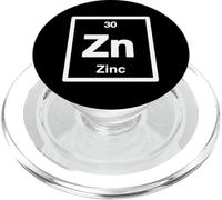 Zinc - Zn Periodic Table of Elements, Science Gifts PopSockets PopGrip for MagSafe
