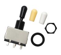 Zincs Alloy 3 Way Toggles Switches for Guitar Circuits Sealed Anti Construction High Durability Over 10000 Cycles Stage Switches