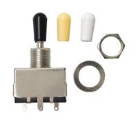 Zincs Alloy 3 Way Toggles Switches for Guitar Circuits Sealed Anti Construction High Durability Over 10000 Cycles Precise Switching Switches