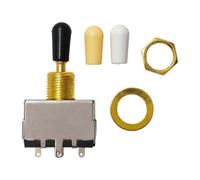 Zincs Alloy 3 Way Toggles Switches for Guitar Circuits Sealed Anti Construction High Durability Over 10000 Cycles Stage Switches