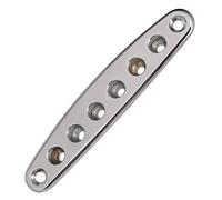 Zincs Alloy Guitar String Through Plate Guitar Bridge String Thru Body Ferrules Bushing Plate Guitar Accessories