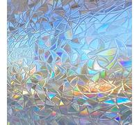 Zindoo 3D Rainbow Window Film Privacy for Glass, Kaleidoscope, 59.5x200cm