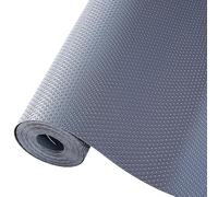 Zindoo Kitchen Drawer Liners 30x300cm, Non Slip Shelf Liner Fridge Liners, Waterproof Oil-Proof Kitchen Cupboard Liner, Washable Drawer Mat Non Adhesive Shelf Liners for Kitchen Cabinets, Dark Grey