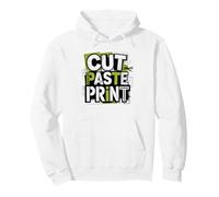 Zine Maker Cut Paste Print Aesthetic Identity Publisher Diy Pullover Hoodie