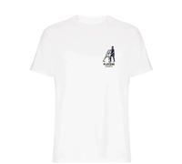 Zinedine Zidane 8-Bit Headbutt Badge Men's T-Shirt - White / XL