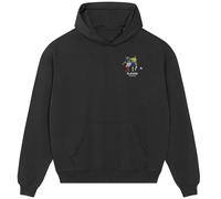Zinedine Zidane & Roberto Carlos Badge Men's Hoodie - Black / 2XL