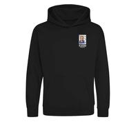 Zinedine Zidane World Cup Sticker Kids Hoodie - Black / 18-24 months