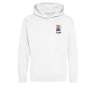 Zinedine Zidane World Cup Sticker Kids Hoodie - White / 12-13 years