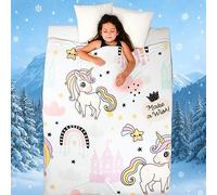 Zinello Design Cooling Blanket Unicorn - Kids Summer Blanket FrostWeave™ Q-Max >0.4 Girls Throw Blanket Breathable Baby Cooling Single (150x200cm (59x79))