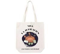 Zinello Design Tote Bag Viva la Jubilación Gift Farewell Work - 100% Cotton Retired Man Woman - Original Work Companion Gift