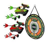Zing Air Storm Wrist Bows Set - Includes 2 Wrist Knots, 6 Arrows and 1 Target, Launch up to 46 Feet, Safe for Indoor Play