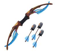 Zing Avatar Ceremonial Bow Pack - 1 Bow and 3 Zonic Whistle Arrows, Officially Licensed Role-Play Bow, Shoots Safe Arrows over 160ft, Long Range Outdoor Play, Age 14 and Up