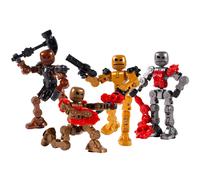 Zing Klikbot Complete Set of 4 Poseable Action Figures with Weapons T