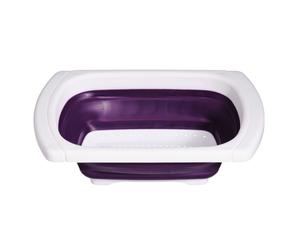 Zing Over Sink Drainer - Purple/White