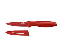 Zing Paring Knife With Non-Stick Blade Comes With Storage Protective Cover - Red