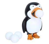 Zing Popper Toy - Launches Foam Balls Up to 20 Feet - Fun Indoor and Outdoor Game for Kids - Includes 4 Foam Balls (Penguin)