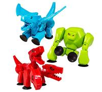 Zing Stikbot Mega Monsters 3 Pack, Complete Set of 3 Stikbot Poseable Monster Action Figures, Cerberus, Gigantus and Scorch