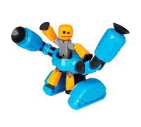 Zing Stikbot Megabots - Blue (Avalanche) Stikbot Poseable Collectible Stop Motion Action Figures and Mega Vehicles